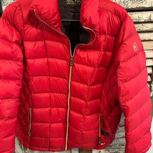 Michael Kors Cherry Quilted Jacket